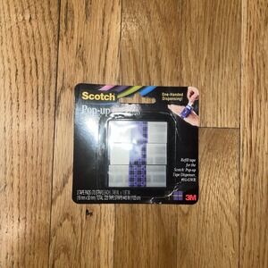Scotch Pop-Up Gift Wrap Tape Strip Refills 225 Total (75 Strips/Pad, 3 Pads)